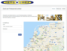 Tablet Screenshot of fietswereld.nl